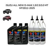Valvoline น้ำมันเกียร์ + น้ำมันเฟืองท้าย ISUZU ALL NEW D-MAX 1.9 2.5 3.0 ปี 2012-2025