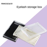FRANCISCALFO Eyelash Storage Box,  Plastic False Lashes Show Box, Square Shape Storage Box