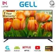 GELL 43/50 inches Smart Android WiFi promo sale tv surplus mura lang