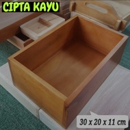 Wooden Tray 30x20x11 Cm Wooden Pull Tray (WTV-28)