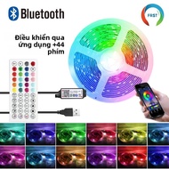 Màu RGB 5050 Dây Đèn LED Bluetooth Băng Trang Trí Cho Phòng LED 10M 15M 20M 30M Máy Tính truyền Hình