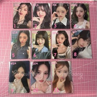 PC PHOTOCARD OFFICIAL IVE WONYOUNG REI GAEUL YUJIN READY