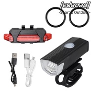 EDANAD Bike Lights Universal Waterproof USB Front Rear Lights
