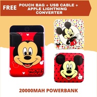 MINI POWERBANK CARTOON CUTE POWERBANK- 20000mAh MICKEY MOUSE