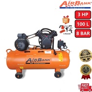 AIRBANK AB-30100-65C AIR COMPRESSOR /COMPRESSOR ANGIN/PAM ANGIN 3HP 100L 8BAR