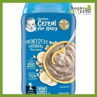 Gerber Probiotic Oatmeal Banana Cereal 8oz (227g) 6m+ (EXP : 31 Jan 2026)