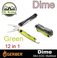 คีม Gerber รุ่น Dime 12-in-1 Mini EDC Multitool มีเครื่องมือที่จำเป็นใช้ได้ทุกวัน ขนาดกะทัดรัด  น้ำห