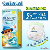 Repack Doubaocool 7 XL Baby BoyPopok RETAIL SINGLE Pants Diapers for Boys Bulk Pampers Women'sGirl P