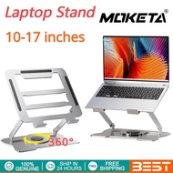 MOKETA Upgraded 360 Rotating Laptop Stand Foldable Laptop Stand Rotating Adjustable Tablet Stand 9-1