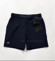 外國預訂 Arcteryx 刺繡 Logo 戶外機能男裝短褲