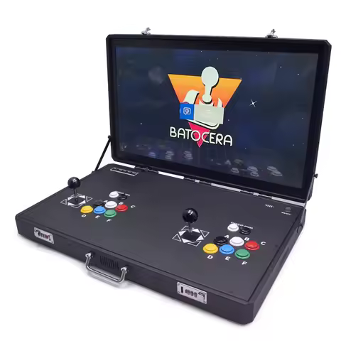 27 Inch LCD Raspberry Pi 5B Batocera Video Game Arcade Machine Supports XBOX PS4 Includes 20000 Game