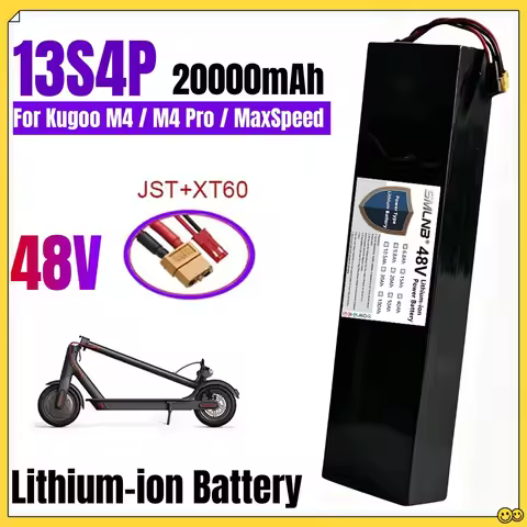 48V 20Ah 1000W lithium-ion battery pack 13S4P built-in BMS suitable for Citycoco/iScooter iX4/Kaabo 