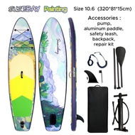 แพดเดิลบอร์ด Inflatable SUP Board SUSIEBAY – Painting 10’6” with Accessories | Stand Up Paddle Board