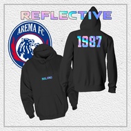 Hoodie Jaket AREMA FC MALANG "MALANG Reflektif" // Jaket Supporter / Hooligans