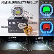 IBRIGHT Projector Headlight Biled 3 INC Ze X1 Pro Matrix X1