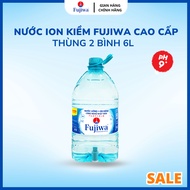 Fujiwa Premium Alkaline Ionized Drinking Water in Convenient Portable 6L Bottle, Premium Alkaline Io