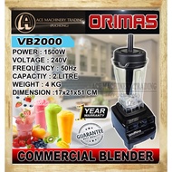 ORIMAS COMMERCIAL BLENDER JUICE BLENDER VB2000