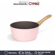 Cypruz Pink Ceramic Sauce Pan PFOA Ceramic Non-Stick Milk Pan/
