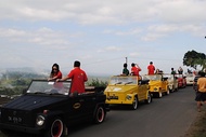 Bali Full-Day UNESCO Rice Terrace Tour by VW Safari Classic Car