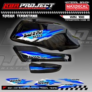 WIN 100 COOL PREMIUM TRANSPARENT STRIPING STICKERS HONDA RACING 39 VARIATION LINES ALREADY CUT