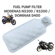 FUEL PUMP FILTER FUEL FILTER PETROL FILTER MODENAS PULSAR NS200 PULSAR RS200 DOMINAR D400 DOMINAR 40