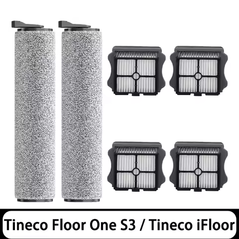 For Tineco Floor One S3 / Tineco iFloor 3 Cordless Wet Dry Vacuum Cleaner Parts Roller Brush Hepa Fi