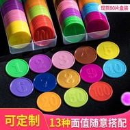 Chip Coin Texas Hold'em Mahjong Chip Chess Room Dedicated Wear-Resistant Chip Card Plastic Coin Toke