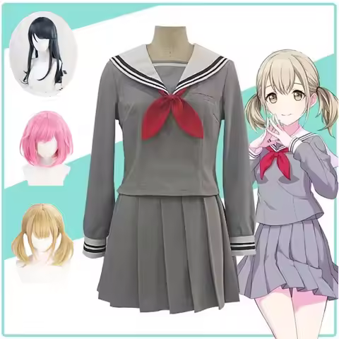 Project Sekai Cosplay JK Uniform Azusawa Kohane Hoshino Ichika Otori Emu Hanazono Minori Grey Sailor