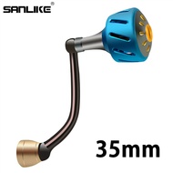 SANLIKE Aviation Aluminum Fishing Reel Power Handle Rocker Arm Grip for Daiwa Spinning Fishing Reels