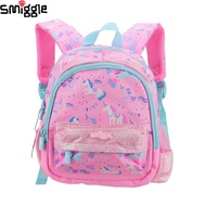 Australia Smiggle Original High Quality Children's School Bags Baby Girl Backpack Cute Pink Unicorn Kawaii 11 Inches Kids' Bags