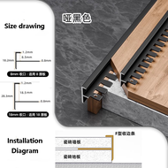 Recessed Curved LED Aluminum Profile Stair Non-Slip Strip Step Edge Banding DIY Flat Stitching Floor