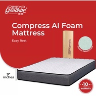 Goodnite EazyRest 9inch Compress Eco Foam Mattress ~ Rolled Mattress in a Box 新科技双人床褥