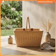 [WishshopeehhhMY] Bicycle Front Basket Beige Standard