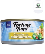 Fortune Tuna Chunk In Sunflower Oil 185g