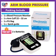 Mesin Alat Cek Tekanan Darah Tinggi BP Monitor Set Digital Arm Blood Pressure l Mesin Cek Check Dara