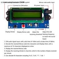 [snowsumptuous] DC 9V DIY CW Trainer Decoder Kit CW Decoder Morse Code Reader LCD Display Radio Circ
