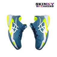 Asics GEL RESOLUTION 9 STEEL BLUE GREEN Volleyball Shoes