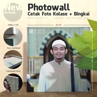 Collage photo + frame 20x20xcm (12mm)
