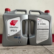 MESIN Idemitsu 4 L 10W/40 10/40 10W40 10W-40 10-40 Sn Original and Trusted Car Engine Oil
