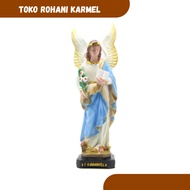 20 CM GABRIEL ANGEL STATUE AGUNG ANGEL STATUE/ CATHOLIC STATUE/ MALAEKAT STATUE/ CATHOLIC SPIRITUAL 
