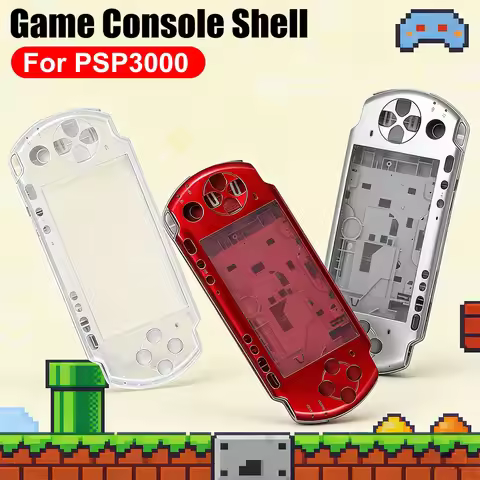 For PSP3000 Game Console Shell Cover Case with Button Housing Cover Protector Replacement Accessorie