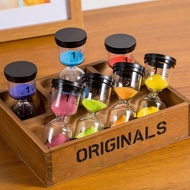 Children Brushing Hourglass Timer 1/60 Minutes One Hour Funnel Glitter Bottle Shock-Resistant Creati