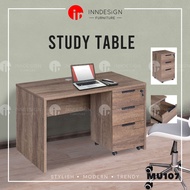[LOCAL SELLER] Meggie Study Table / Study Desk with Mobile Pedestal Cabinet (L100cm)
