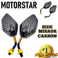 MOTORSTAR Nicess 110 / 2TONE MINI SIDE MIRROR THAILAND QUALITY SHORT STEM ACCESSORIES / COD