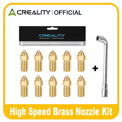 Creality official Ender 3 V3 SE Brass Nozzle Kit High-Speed Brass Nozzles 3D Printer Parts for Ender