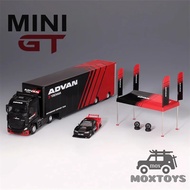 GT 1:64 pengangkut/khemah Set / S15 ADVAN LHD Diecast Model kereta