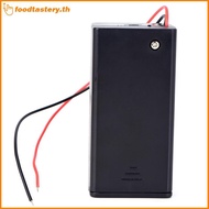 FTY  9V Volt PP3 Battery Holder Box DC Case With Wire Lead ON/OFF Switch Cover N