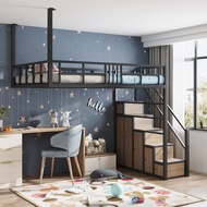 Loft Iron Hammock Multifunctional Raised Bed Apartment Bed Double loft Bed Children Hanging Bed Rais