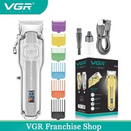 VGR 672 Corded Crodless ปรับ Clipper ผม Beard Finishing โลหะที่อยู่อาศัยชาร์จผม Trimmer ไฟฟ้าตัดผม