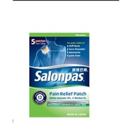 Salonpas Pain Relief Pain Patch Effective 12 Hrs 5's Patches